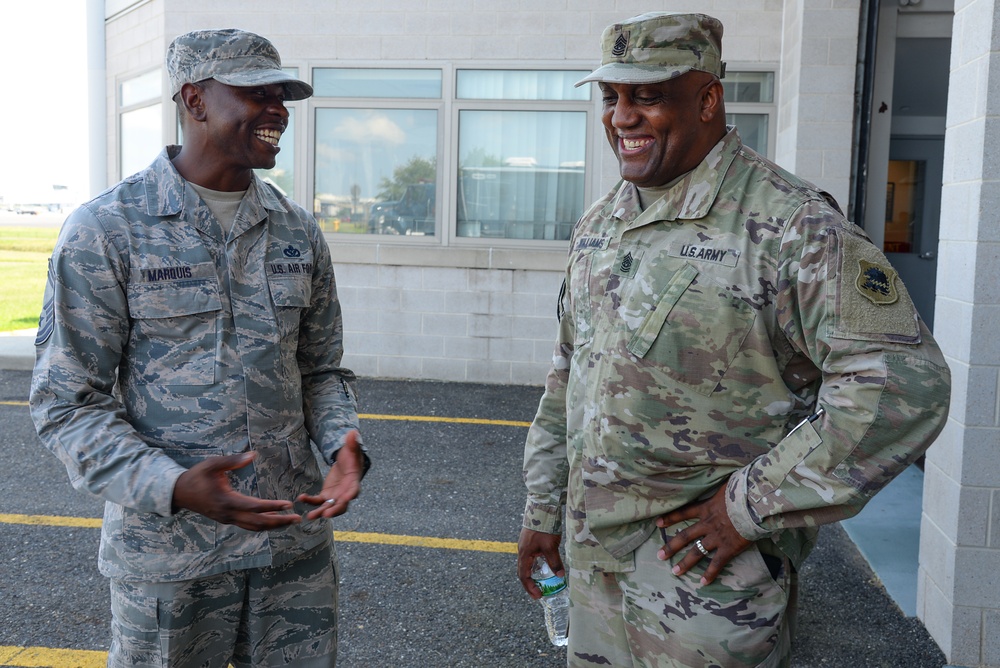 Adjutant General Beale visits 177 FW