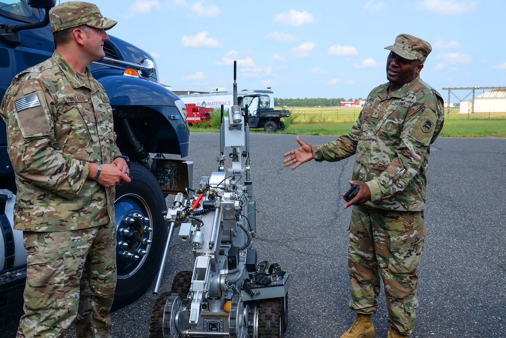 Adjutant General Beale Visits 177 FW