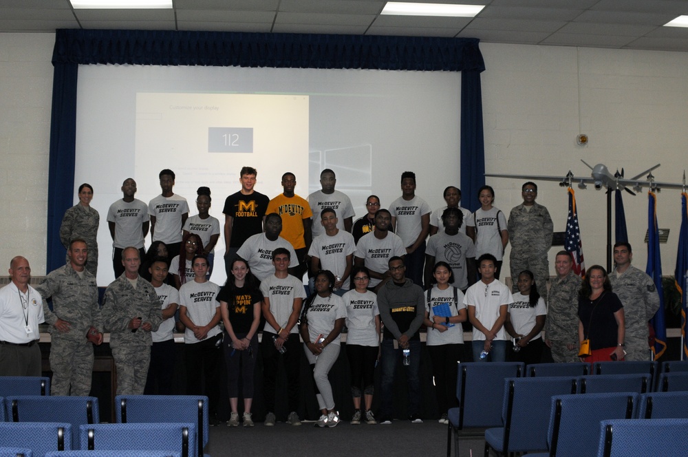 Local students give back to guardsmen