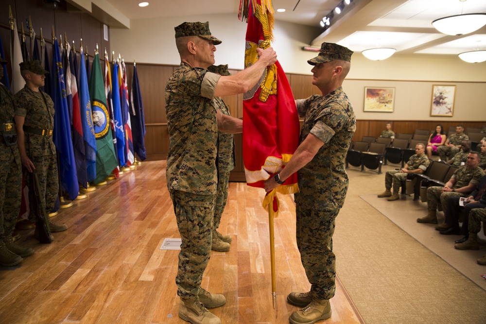 4th Marine Division Change of Command ceremony
