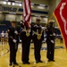 Marines Congratulate Queen's University Swim Team