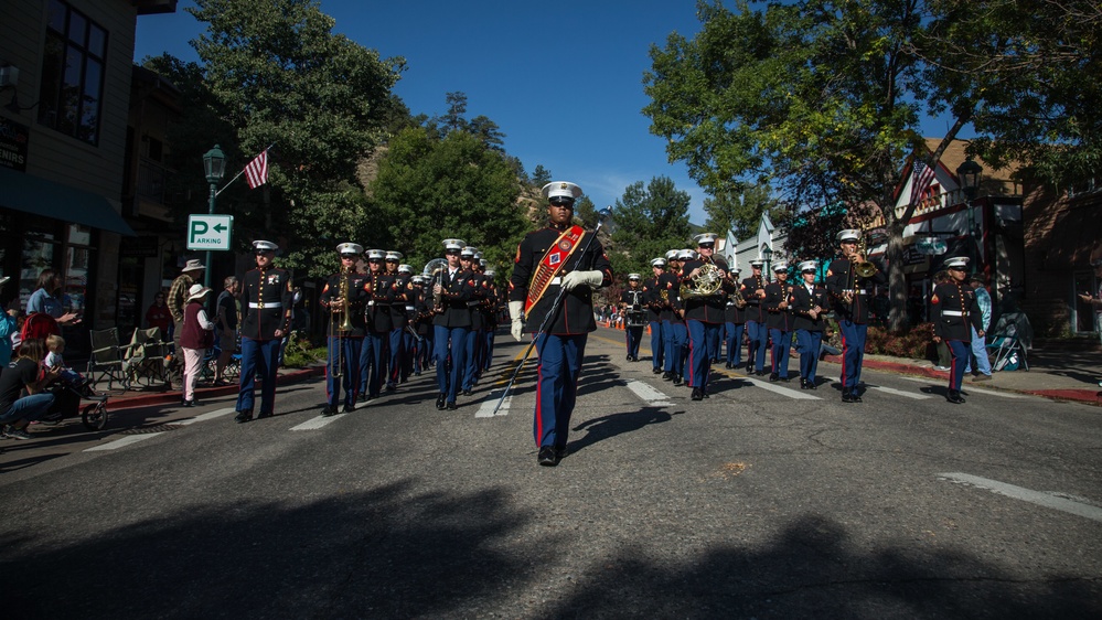 1st Marine Division Band perform at Estes Park 2018