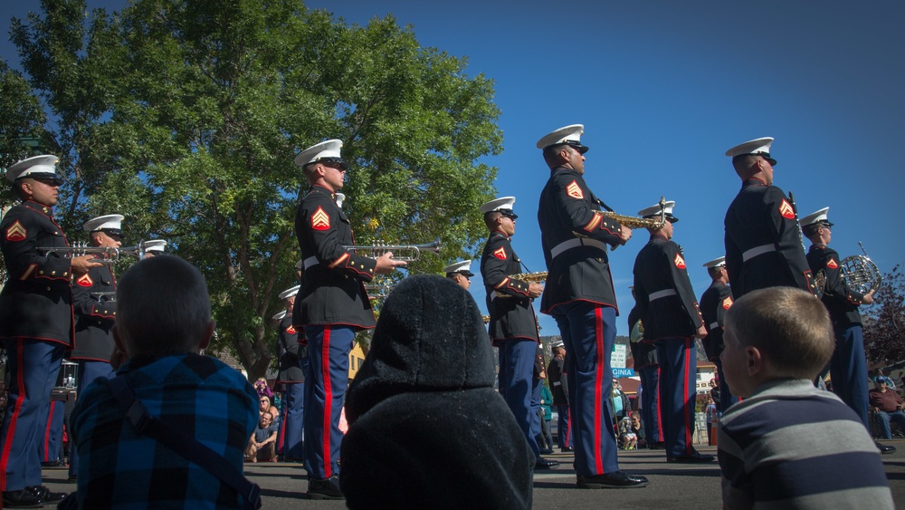 1st Marine Division Band perform at Estes Park 2018