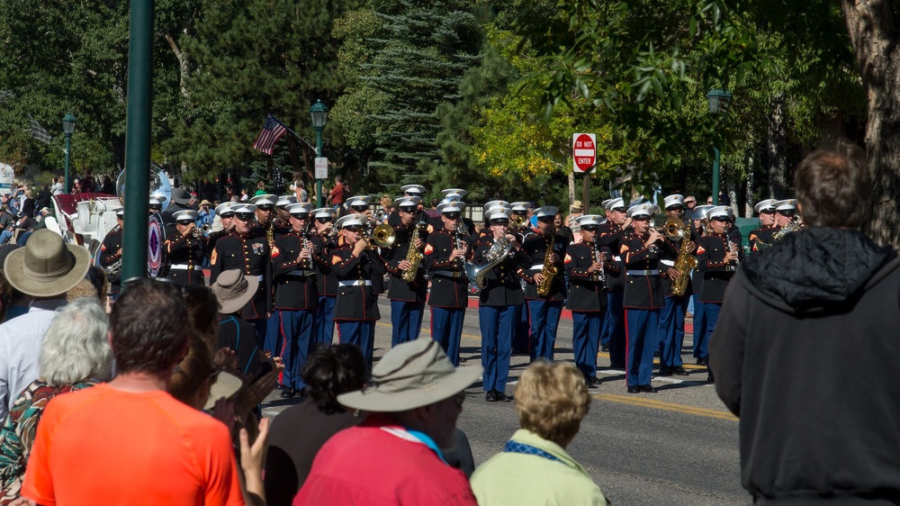 1st Marine Division Band perform at Estes Park 2018