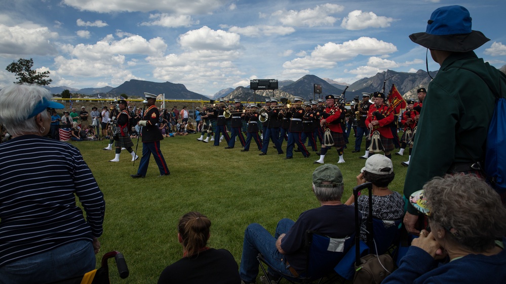 1st Marine Division Band perform at Estes Park 2018