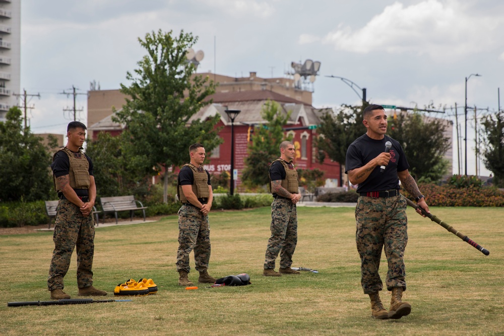 Marine Week Charlotte: MCMAP Demonstration