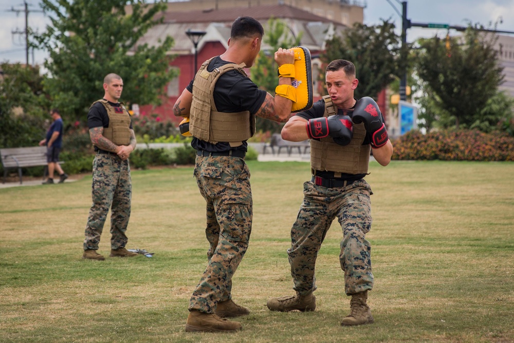 Marine Week Charlotte: MCMAP Demonstration