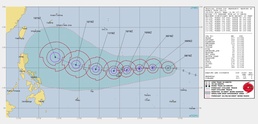 Joint Typhoon Warning Center TC Warning Graphic - Mangkhut #08