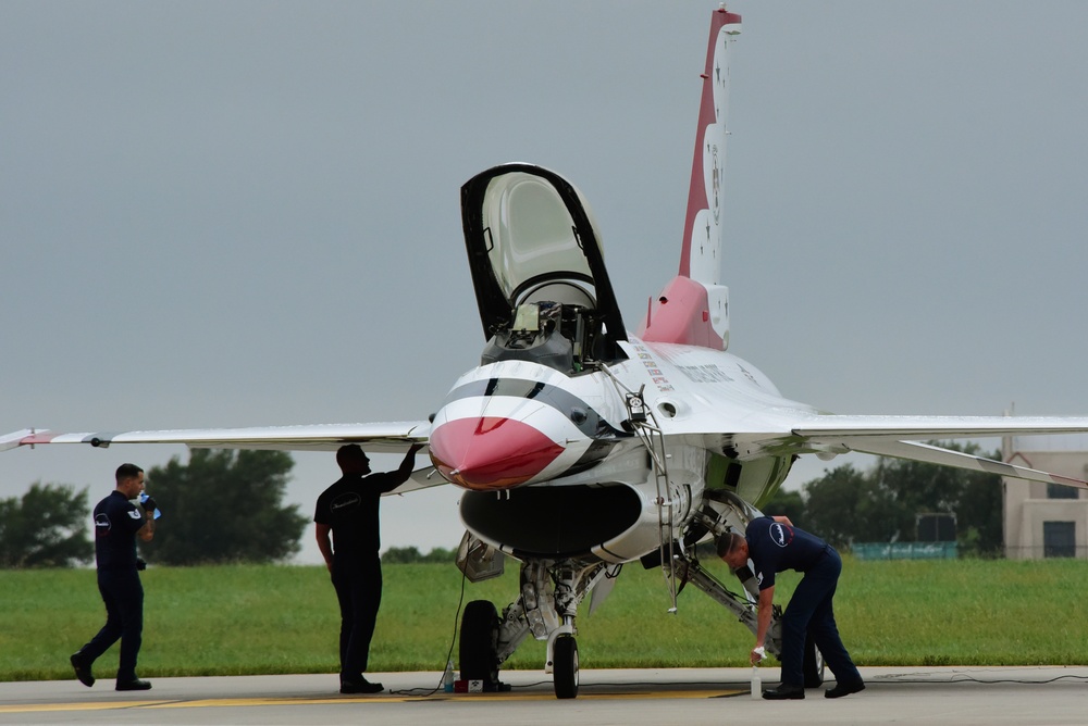 First day of the Frontiers in Flight Airshow