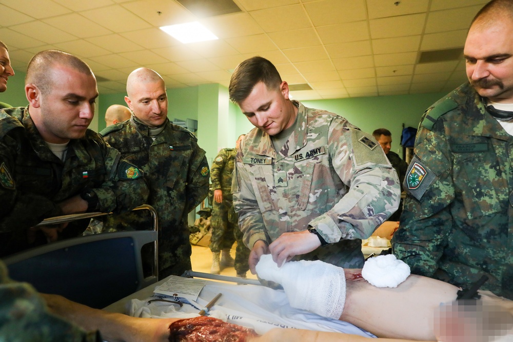 Medics teach NATO forces combat casualty care