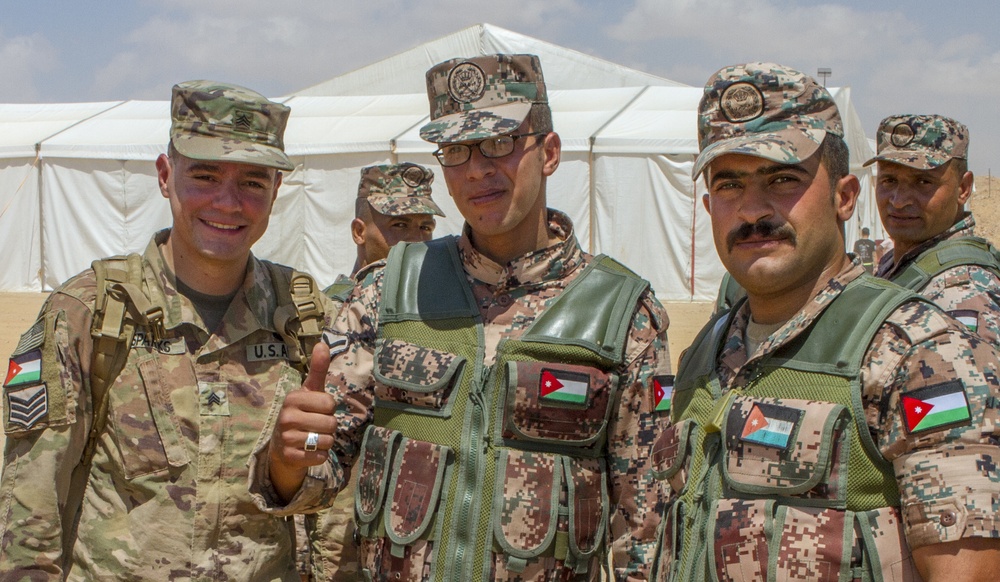 Bright Star 2018 – U.S., Jordanian Soldiers Meet