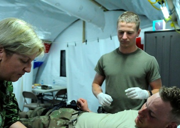 Medical professionals from U.S. and Croatia train together during Exercise Saber Strike 17