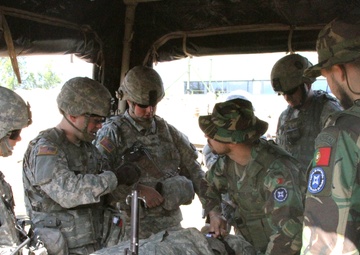 Medical professionals from U.S. and Croatia train together during Exercise Saber Strike 17