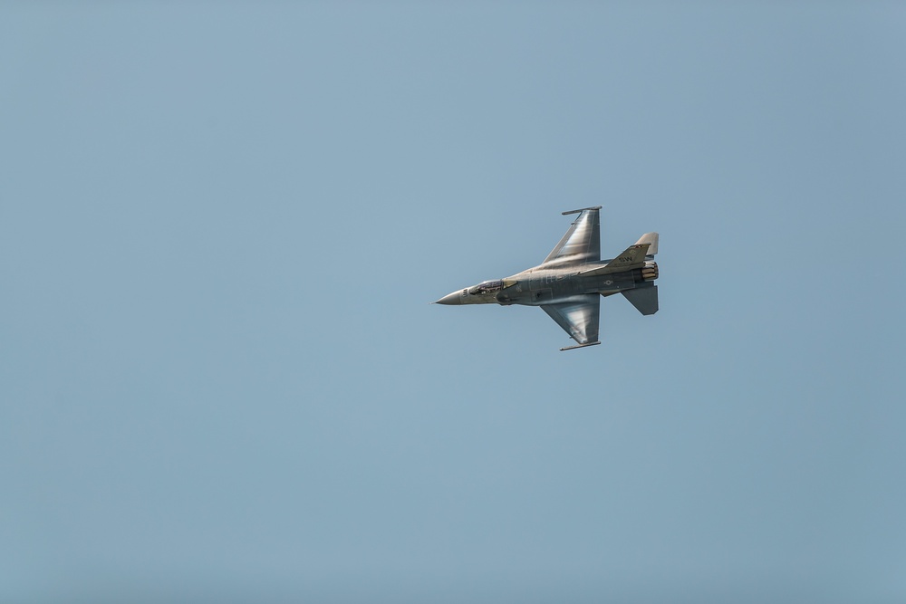 The F-16 Viper Demo Team soars the skies