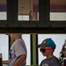 Children observe the MSN-7 Mobile Air Traffic Control Tower