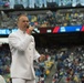 NFL opening day halftime show in New York with the Navy Band Sea Chanters chorus