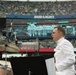 NFL opening day halftime show in New York with the Navy Band Sea Chanters chorus