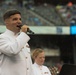 NFL opening day halftime show in New York with the Navy Band Sea Chanters chorus