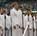 NFL opening day halftime show in New York with the Navy Band Sea Chanters chorus