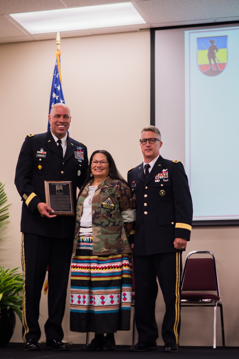 First female Native American inducted into hall of fame, new officers commissioned