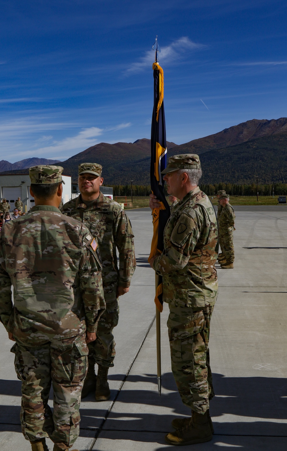 38th Troom Command Change of Command