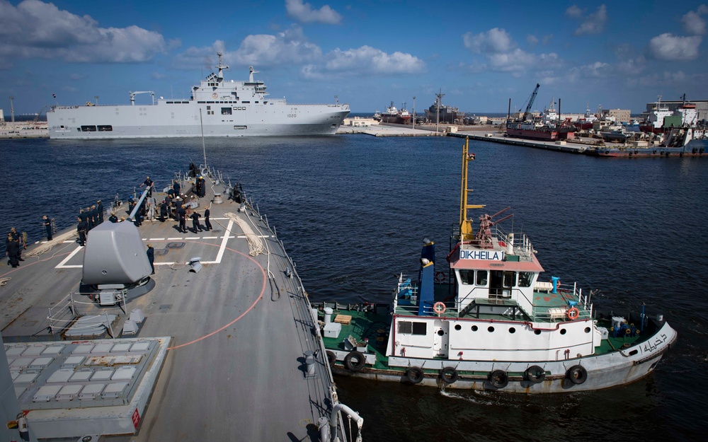USS Carney Arrives in Alexandria, Egypt