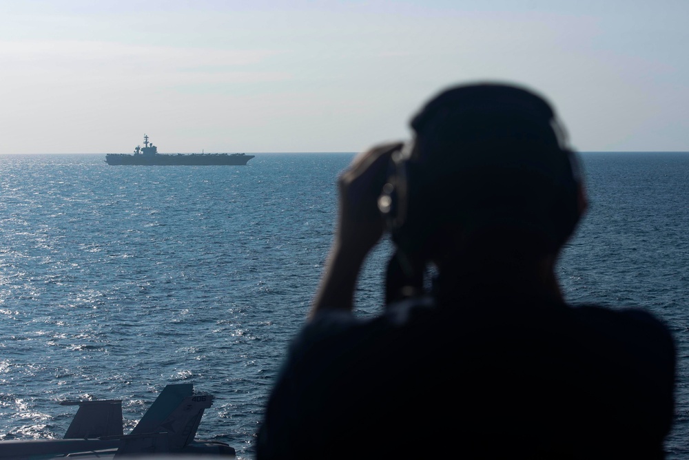 Abraham Lincoln Carrier Strike Group and Harry S. Truman Carrier Strike Group dual-carrier operations