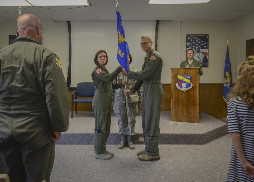 Lt. Col. Chris Triplett assumes command of the 126th Air Refueling Squadron