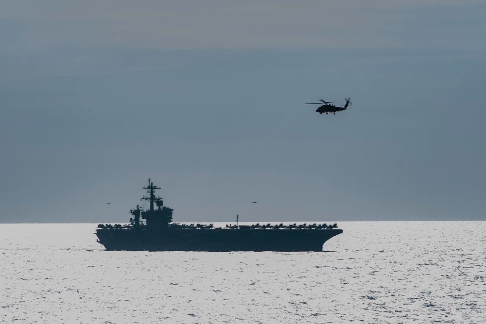 Abraham Lincoln Carrier Strike Group and Harry S. Truman Carrier Strike Group dual-carrier operations
