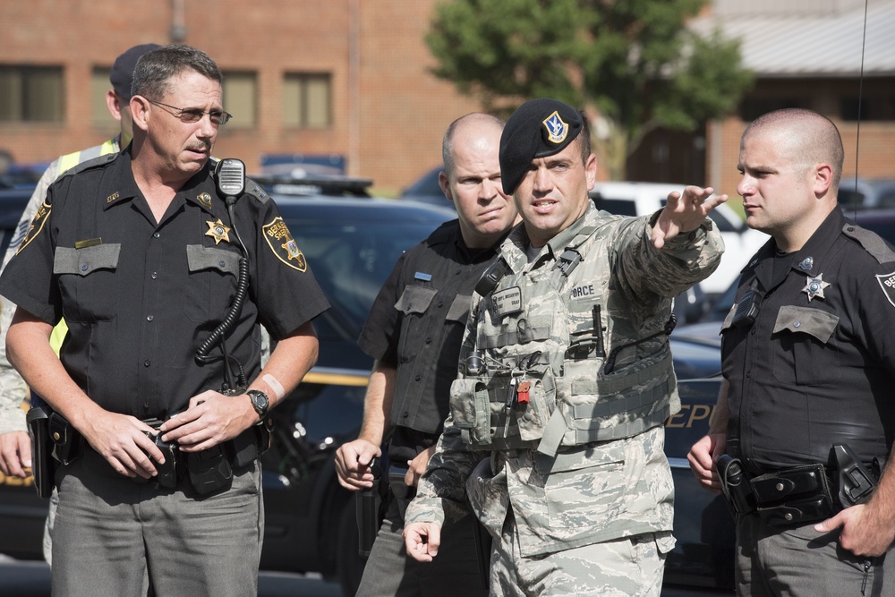 167th AW conducts active shooter exercise