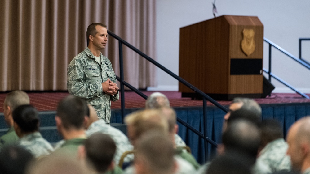 Neuman conducts final all-call as wing commander