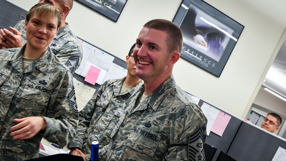 Barksdale leadership congratulates new Chief Master Sgt. selects