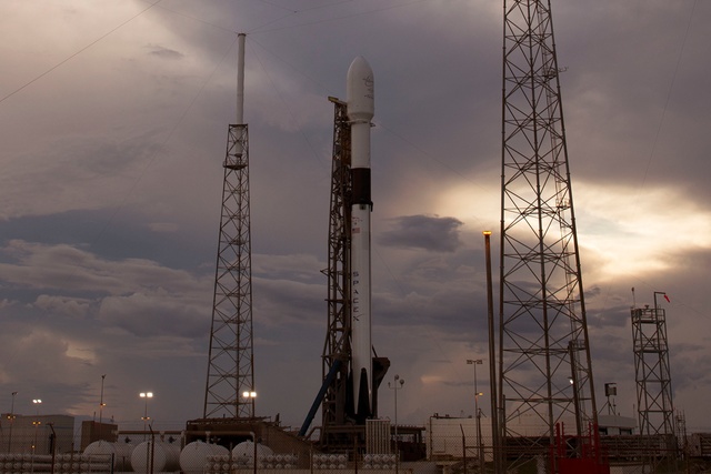 SpaceX Falcon 9 Telstar 18V rocket launched from CCAFS