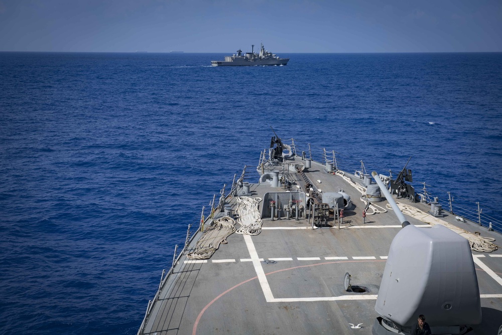 USS Carney Participates in Exercise Bright Star 2018