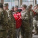 Maryland National Guard Soldiers and Airmen display flag at Baltimore Ravens Game