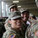 Maryland National Guard Soldiers and Airmen display flag at Baltimore Ravens Game