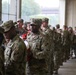 Maryland National Guard Soldiers and Airmen display flag at Baltimore Ravens Game