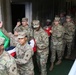 Maryland National Guard Soldiers and Airmen display flag at Baltimore Ravens Game