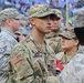 Maryland National Guard Soldiers and Airmen display flag at Baltimore Ravens Game