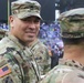 Maryland National Guard Soldiers and Airmen display flag at Baltimore Ravens Game