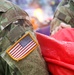 Maryland National Guard Soldiers and Airmen display flag at Baltimore Ravens Game