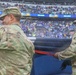 Maryland National Guard Soldiers and Airmen display flag at Baltimore Ravens Game