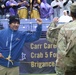 Maryland National Guard Soldiers and Airmen display flag at Baltimore Ravens Game