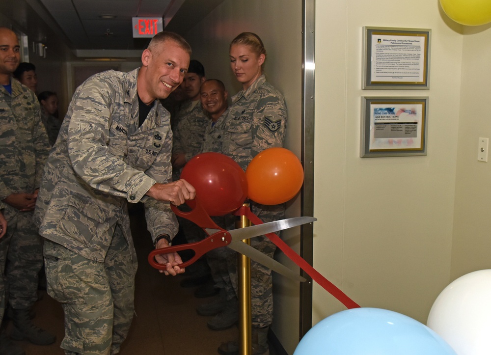 Team Osan opens new fitness room