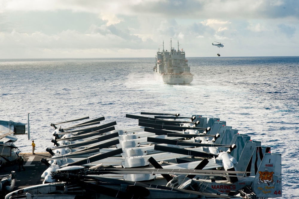 USS Wasp replenishment-at-sea