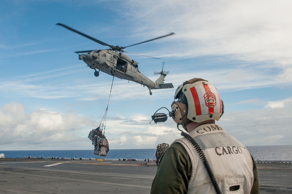 USS Wasp replenishment-at-sea