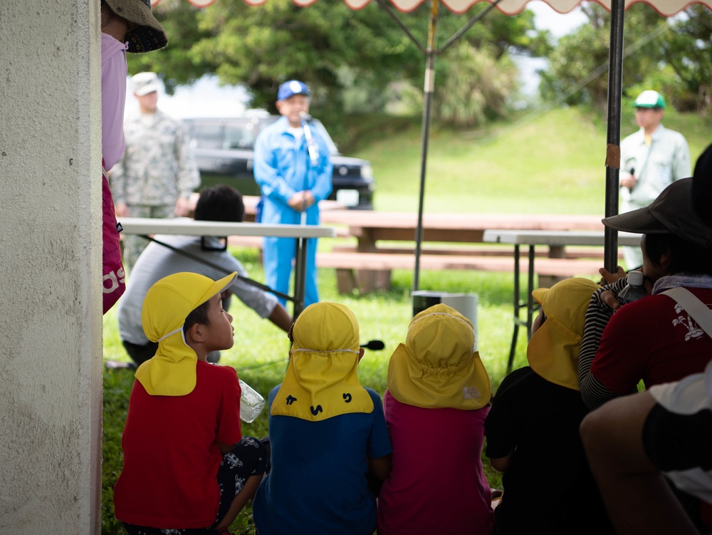 Chatan town residents, USAF participate in typhoon evacuation drill