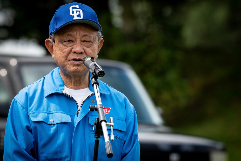 Chatan town residents, USAF participate in typhoon evacuation drill