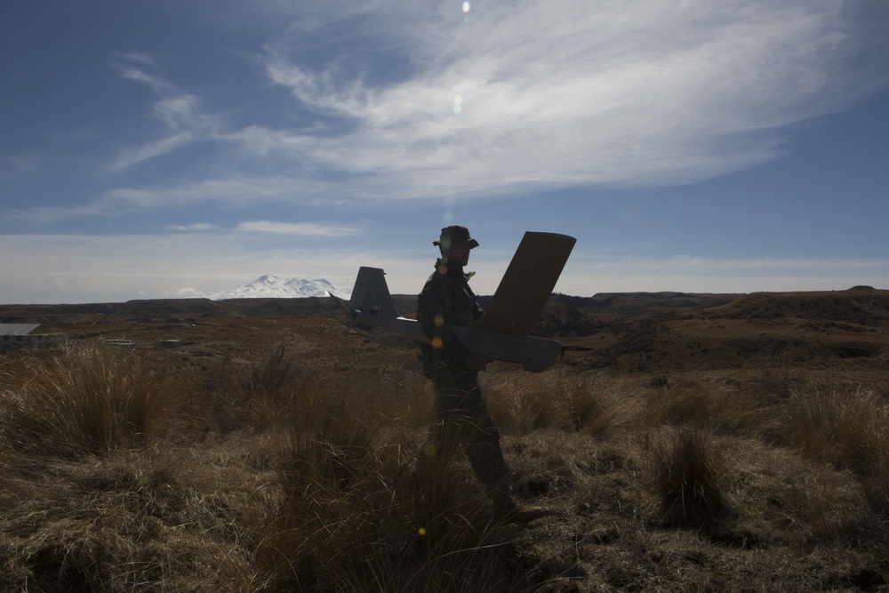 U.S. Marines fly Unmanned Aircraft in New Zealand