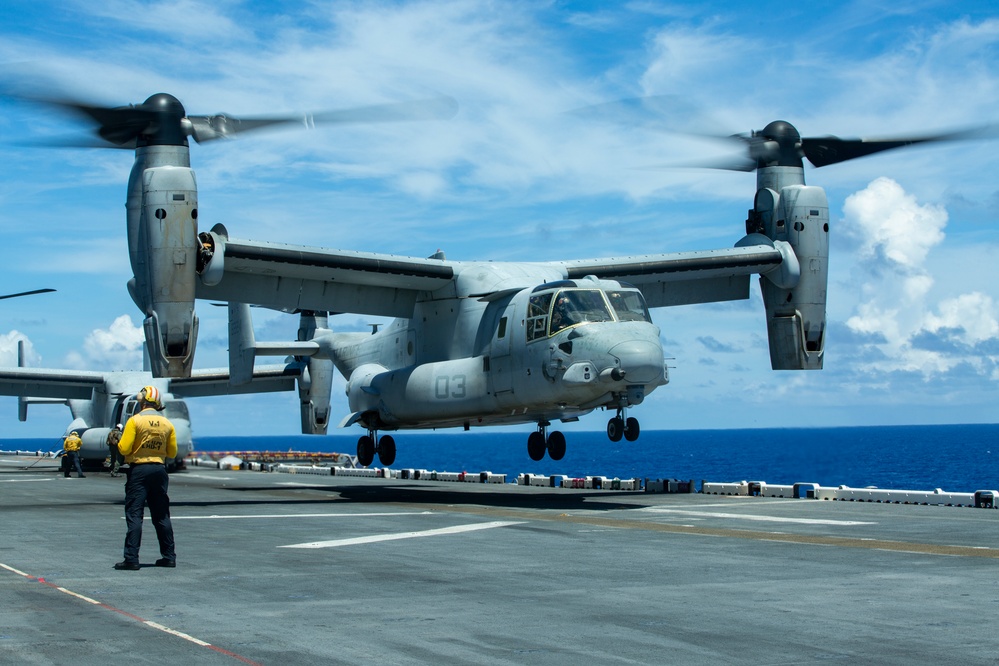 31st MEU Marines, Sailors and USS Wasp Sailors set out to conduct Humanitarian Assistance Surveillance